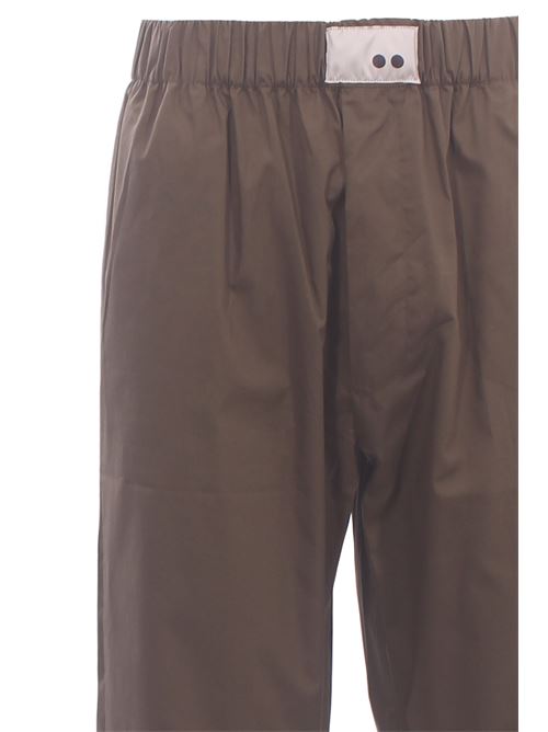 Pantaloni in popeline di cotone THE M.. | PEG102OLIVA